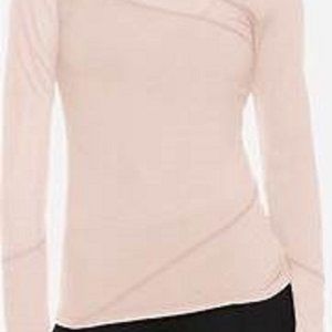 Gaiam Jessica Biel Mesh-Detail Long-Sleeve Top